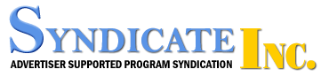 Syndicate Inc. - Advertiser Supported Program Syndication